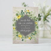 Boeket van wilde bloemen Witte Baksteen Save The D Date (Staand voorkant)