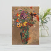 Boeket van Wildflowers | Odilon Redon-Briefkaart (Staand voorkant)