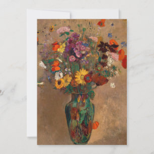 Boeket van Wildflowers   Odilon Redon-Briefkaart