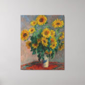 Boeket van Zonnebloemen Monet Canvas Afdruk (Voorkant)