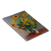 Boeket van Zonnebloemen Monet Notitieboek (Rechterzijde)