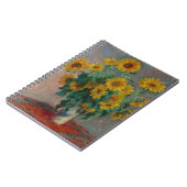 Boeket van Zonnebloemen Monet Notitieboek (Linkerzijde)