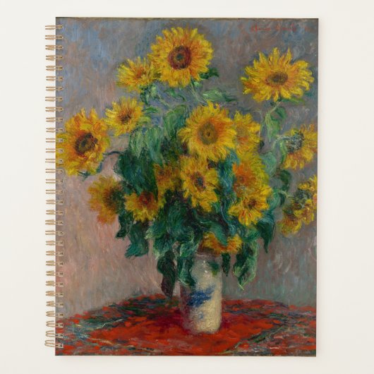 Boeket van Zonnebloemen Monet Planner (Voorkant)