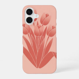 Boeket Vintage Tulpen iPhone 16 Hoesje