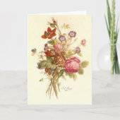 Boeket voor mama kaart (Voorkant)