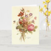 Boeket voor mama kaart (Gele Bloem)