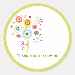 Boeket Vrijgezellenfeest Favor Sticker