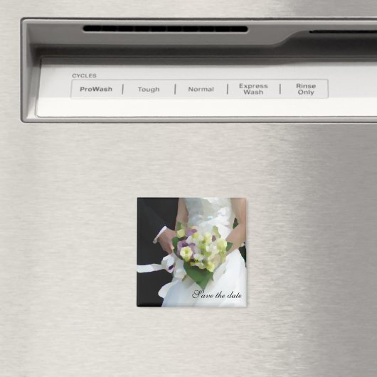 boeket waterverf, Bewaar de datum Magneet (Insitu (Vaatwasser))