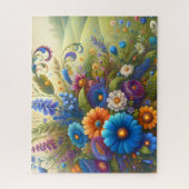 Boeket wilde bloemen legpuzzel (Verticaal)