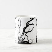 Boeket Wit: Abstract Wit & Zwart Koffiemok (Center)