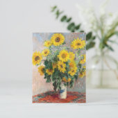 Boeket Zonnebloemen van Claude Monet Classic Briefkaart (Staand voorkant)