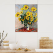 Boeket Zonnebloemen van Claude Monet Classic Poster (Keuken)