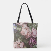Boeketbloem,  filter, mooie achtergrond tote bag (Achterkant)
