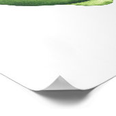 Boeketbloemen Welkom baby shower feest Poster (Hoek)