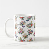 Boeketten en vlinders koffiemok (Links)