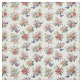 Boeketten en Vlinders Stof (Swatch)