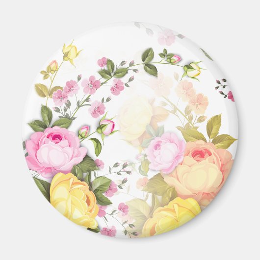 Boeketten Rozen 4 Magneet (Voorkant)