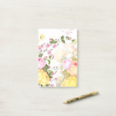 Boeketten Rozen 4 Post-it® Notes (Op bureau)