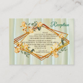 Boeketten van meerkleurige Rozen op zijden texture Informatiekaartje