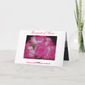 Boeketten van Rozen Kaart (Achterkant)