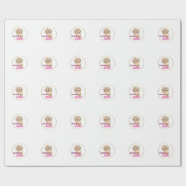 Boeketten zakelijk logo Sticker Cadeaupapier
