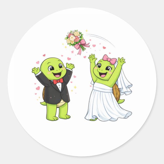 Boeketworp Ronde Sticker (Voorkant)