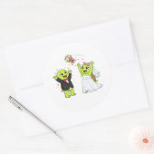 Boeketworp Ronde Sticker (Envelop)