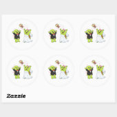 Boeketworp Ronde Sticker (Vel)
