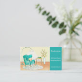 Boekhandel, boekhandel of online boeken visitekaartje (Staand voorkant)