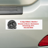 boekhandel met bumper sticker (Op auto)