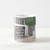 boekhandel voor het missielogboek koffiemok (Center)