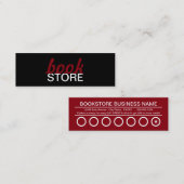 boekhandelpunkkaart klantenkaartje (Voorkant / Achterkant)