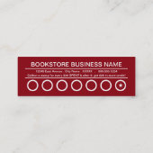 boekhandelpunkkaart klantenkaartje (Achterkant)