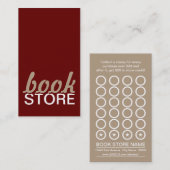 boekhandelpunkkaart klantenkaartje (Voorkant / Achterkant)