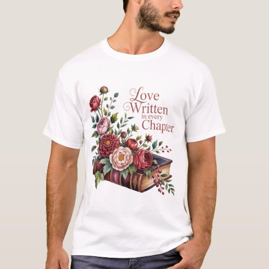 boekhoofdstuk t-shirt (Voorkant)