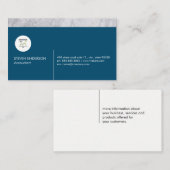 Boekhoud Geld Grafiek Visitekaartje (Voorkant / Achterkant)