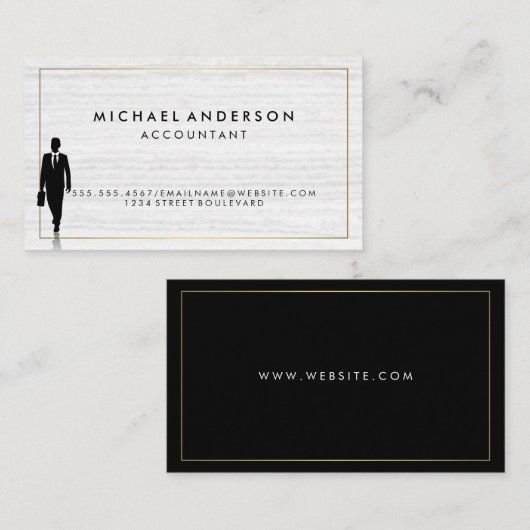 boekhoudbedrijf visitekaartje (Voorkant / Achterkant)