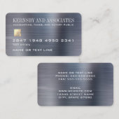 Boekhoudbelasting Notaris Creditcard Visitekaartje (Voorkant / Achterkant)