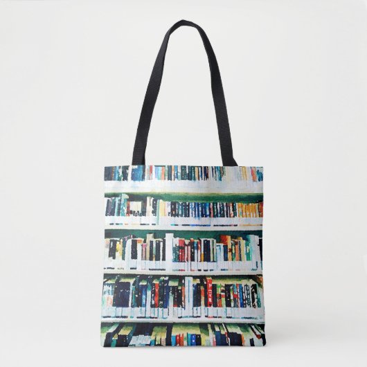 Boekhoudblad, boekenboekenboekhouder tote bag (Voorkant)