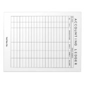 Boekhoudboek Aangepaste Notitieblok  (Voorkant)