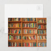 Boekhoudboekenbibliotheek Bladwijzer lezen Briefkaart (Voorkant / Achterkant)