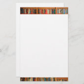 Boekhoudboekenbibliotheek Bladwijzer lezen Briefpapier (Voorkant / Achterkant)