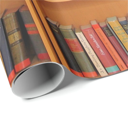 Boekhoudboekenbibliotheek Bladwijzer lezen Cadeaupapier (Rol Hoek)