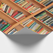 Boekhoudboekenbibliotheek Bladwijzer lezen Cadeaupapier (Hoek)