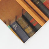 Boekhoudboekenbibliotheek Bladwijzer lezen Fleece Deken (Hoek)