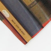 Boekhoudboekenbibliotheek Bladwijzer lezen Fleece Deken (Hoek)