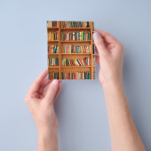 Boekhoudboekenbibliotheek Bladwijzer lezen Flyer (Hand)