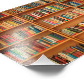 Boekhoudboekenbibliotheek Bladwijzer lezen Foto Afdruk (Hoek)