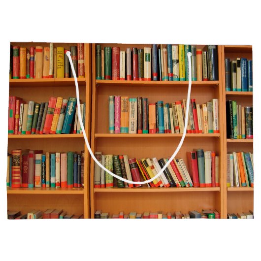 Boekhoudboekenbibliotheek Bladwijzer lezen Groot Cadeauzakje (Achterkant)