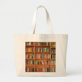 Boekhoudboekenbibliotheek Bladwijzer lezen Grote Tote Bag